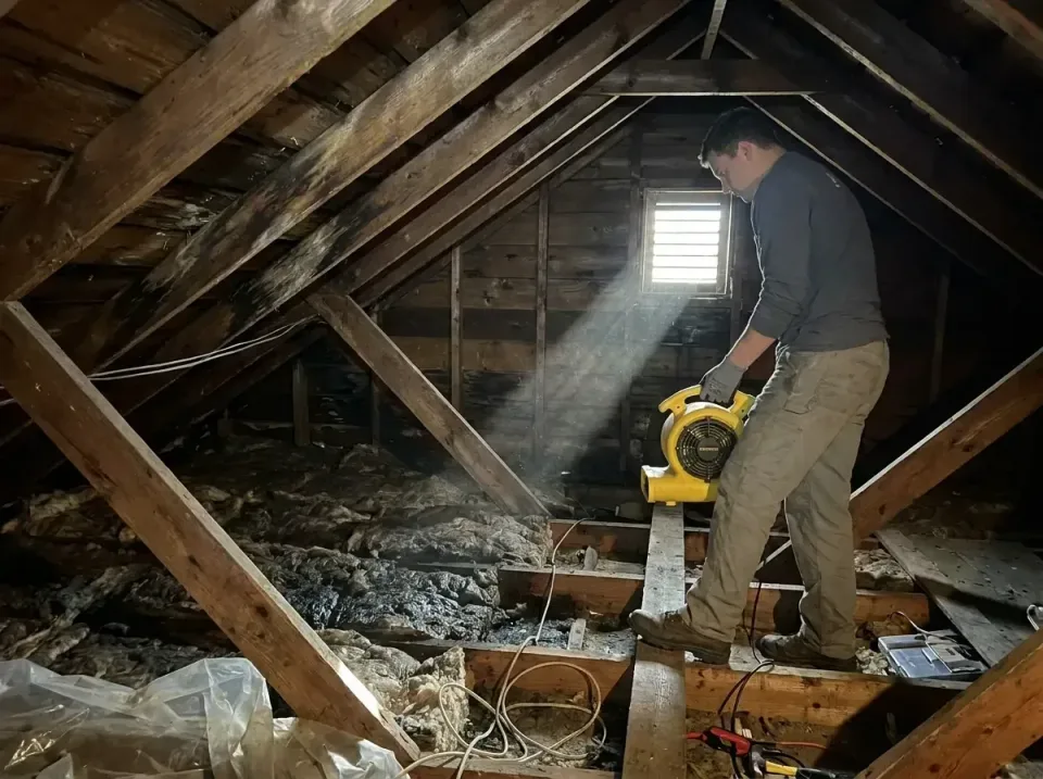 attic-water-damage-drying-proc-007 — frequently asked questions, Emergency Water Extraction & 24/7 Flood Response in Rothsch…